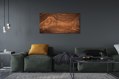 Canvas print Nodes of the wood grain