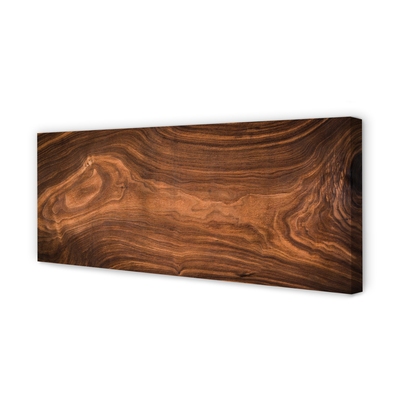 Canvas print Nodes of the wood grain