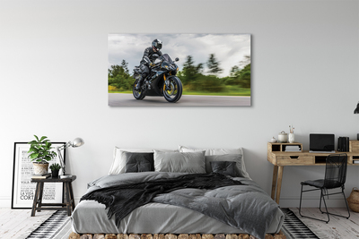 Canvas print Sky clouds racing