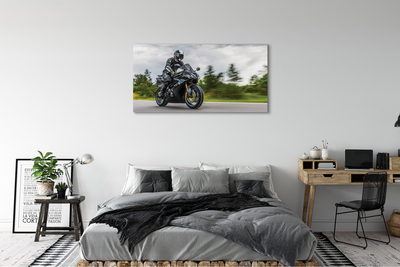 Canvas print Sky clouds racing