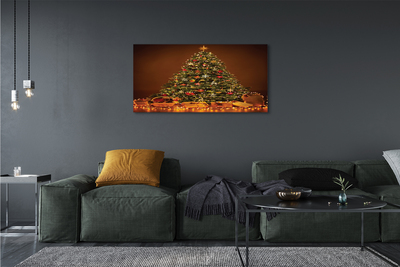 Canvas print Christmas lights decoration gifts