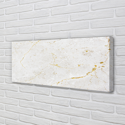 Canvas print Marble stone wall