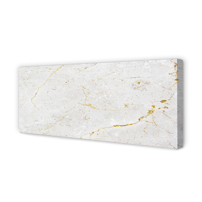 Canvas print Marble stone wall