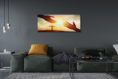 Canvas print Hands clasped