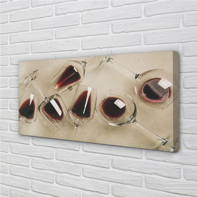 Canvas print Wine glasses