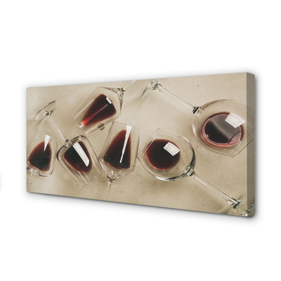 Canvas print Wine glasses