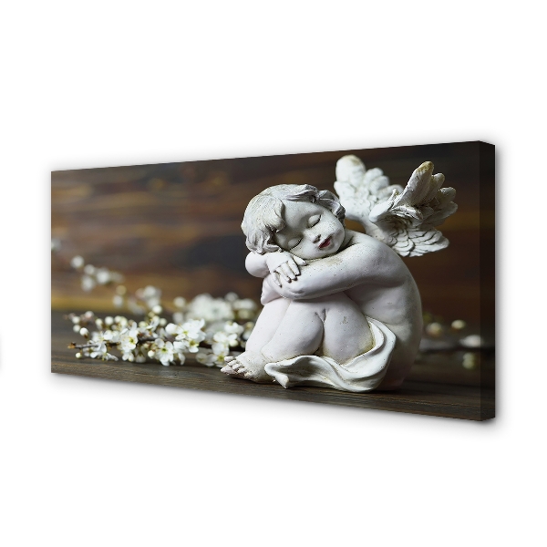 Canvas print Sleeping angel flowers