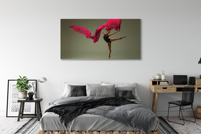 Canvas print Pink ballerina equipment