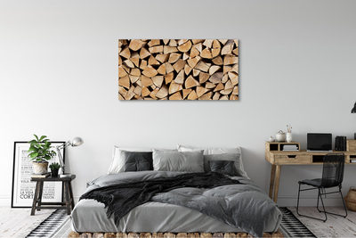 Canvas print Wood fuel composition