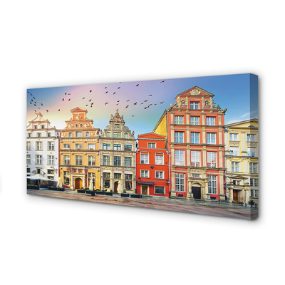 Canvas print Gdansk old town building