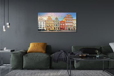 Canvas print Gdansk old town building