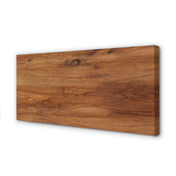 Canvas print Nodes of the wood grain