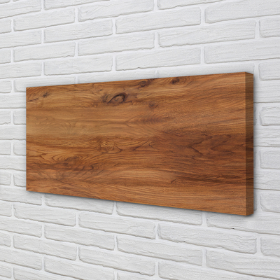 Canvas print Nodes of the wood grain