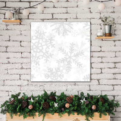 Canvas print Winter Snow Snowflakes