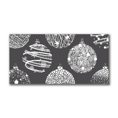 Canvas print Abstraction Christmas balls Winter