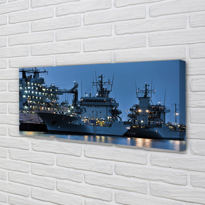 Canvas print Seagoing sky