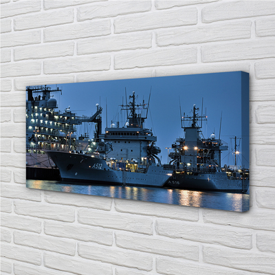 Canvas print Seagoing sky