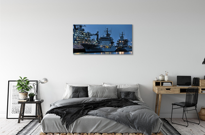 Canvas print Seagoing sky