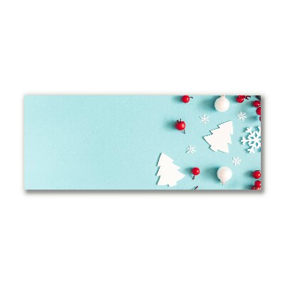 Canvas print Snowflakes Christmas Ornaments