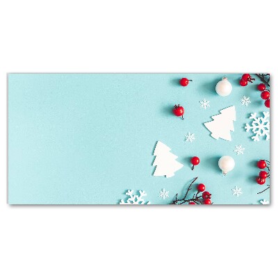 Canvas print Snowflakes Christmas Ornaments