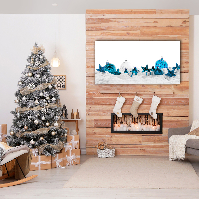 Canvas print Snow balls Christmas Decorations