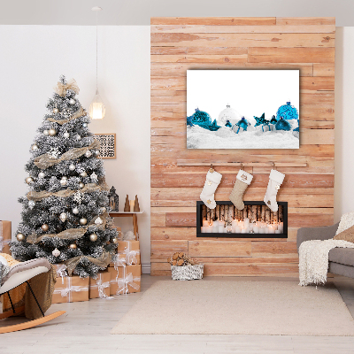 Canvas print Snow balls Christmas Decorations