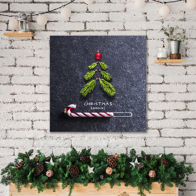 Canvas print Abstraction Christmas holidays Winter