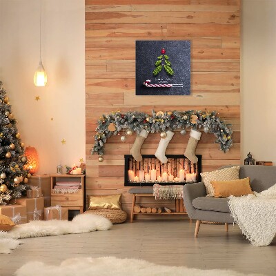 Canvas print Abstraction Christmas holidays Winter