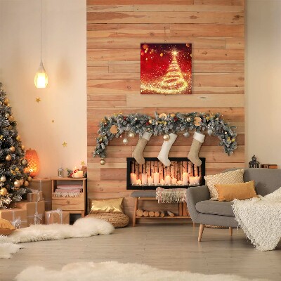 Canvas print Abstraction Christmas holidays Winter