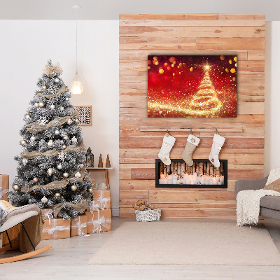 Canvas print Abstraction Christmas holidays Winter