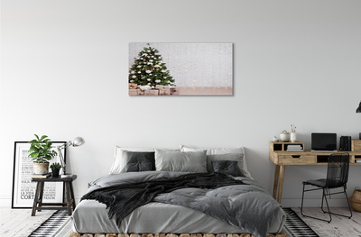 Canvas print Christmas tree decoration gifts