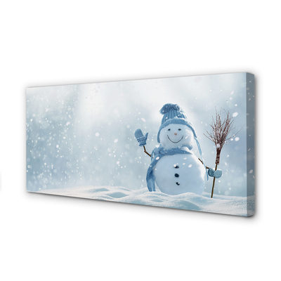 Canvas print Snowman