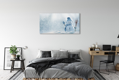 Canvas print Snowman