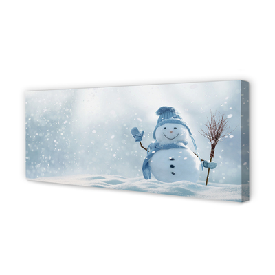 Canvas print Snowman