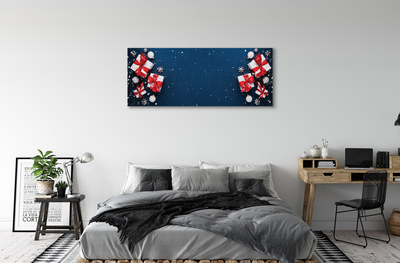 Canvas print The gifts snow