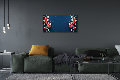 Canvas print The gifts snow