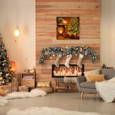 Canvas print Christmas Fireplace Christmas Gift