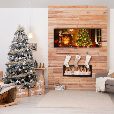 Canvas print Christmas Fireplace Christmas Gift