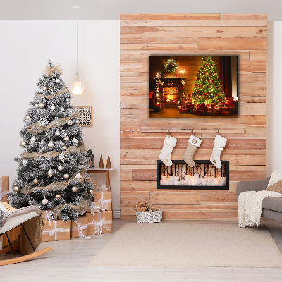 Canvas print Christmas Fireplace Christmas Gift