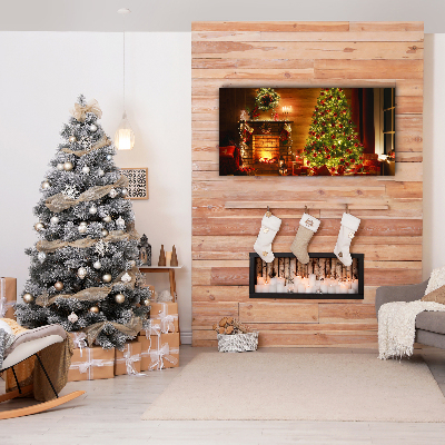 Canvas print Christmas Fireplace Christmas Gift