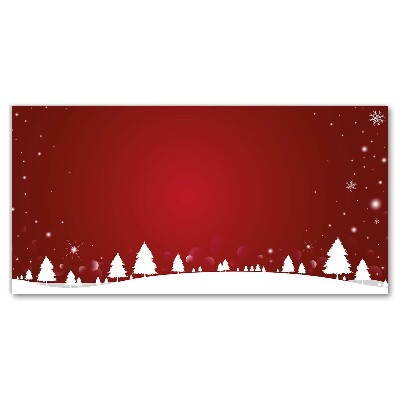 Canvas print Christmas tree Christmas Snowflakes