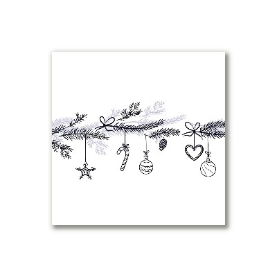 Canvas print Winter holidays Christmas Decorations