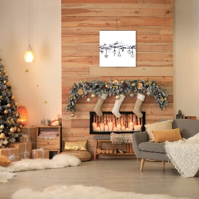 Canvas print Winter holidays Christmas Decorations