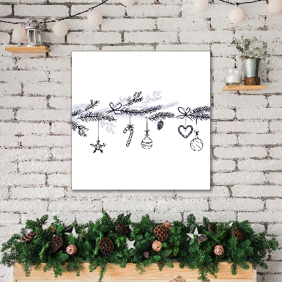 Canvas print Winter holidays Christmas Decorations