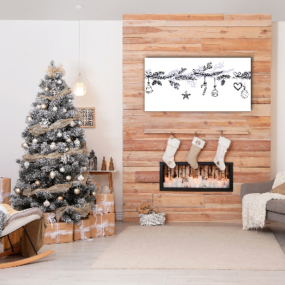 Canvas print Winter holidays Christmas Decorations