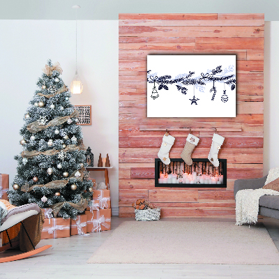 Canvas print Winter holidays Christmas Decorations