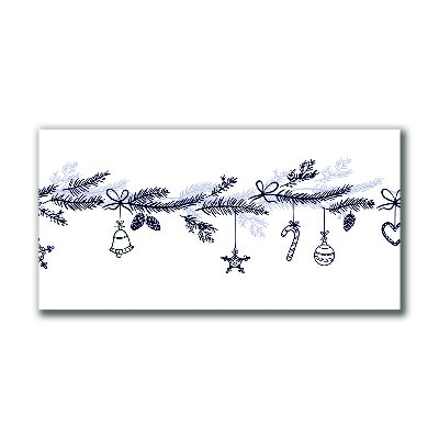 Canvas print Winter holidays Christmas Decorations