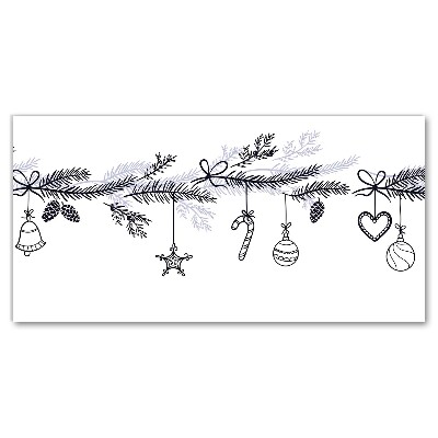 Canvas print Winter holidays Christmas Decorations