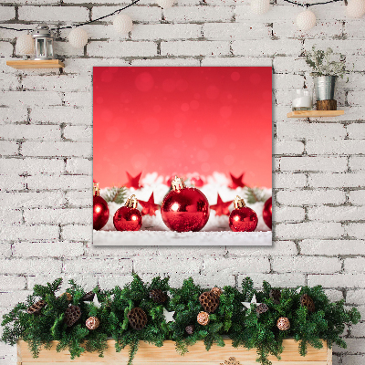Canvas print Christmas Gift Christmas Snow