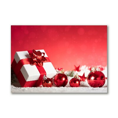 Canvas print Christmas Gift Christmas Snow